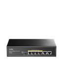 Cudy FS1006P Switch PoE+  Fast Ethernet 10/100 4 ports avec 2 ports Uplink 60 W