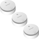 WisuAlarm 3 * HY-SA20A Smoke Detector - 10 Year Battery with Replaceable Battery