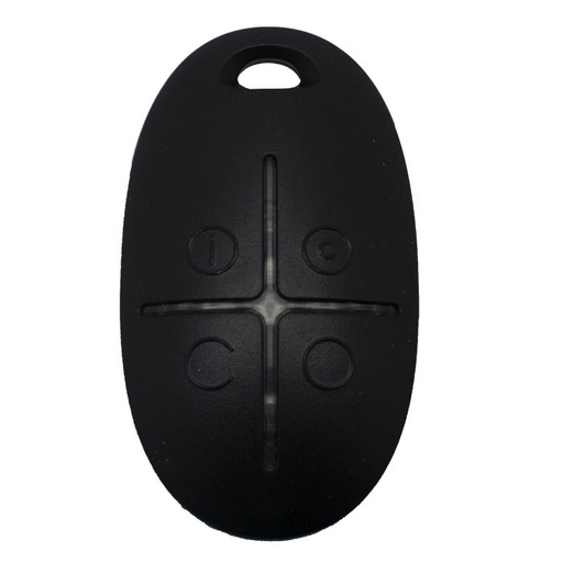 [38167.04.BL1] Ajax SpaceControl, A key fob for controlling security modes, Black. Battery: CR2032 battery.