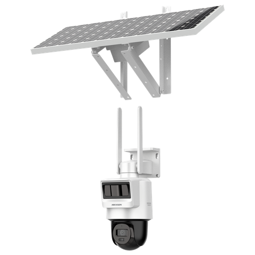 [DS-2DE2C400IWG-K/4G/C05S10(2.8mm)] HIKVISION DS-2DE2C400IWG-K/4G/C05S10(2.8mm) PAN TILT IP camera, 4MP, 4G, 2.8mm, IR 30m, Audio, PIR+Radar, Solar panel, Battery