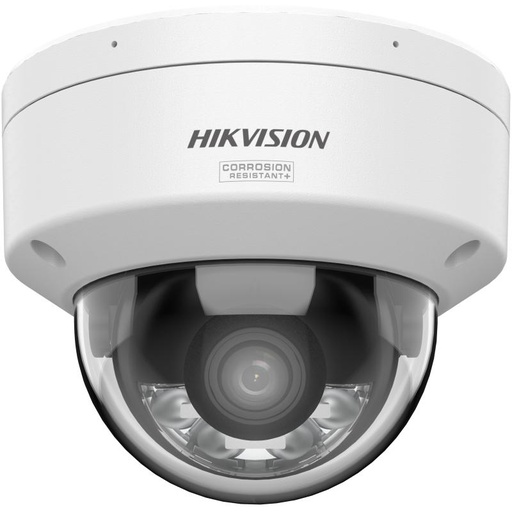 [DS-2CD2187G3-LIS2UY(2.8mm)] Hikvision DS-2CD2187G3-LIS2UY(2.8mm) 8MP Smart Hybrid Light avec ColorVu WDR Mini Dome caméra reseau avec objectif fixe,IR et lumiere visible , IP67, IK10, 2,8 mm, audio E/S, alarm E/S,double microphone integré, NEMA 4X, AI-ISP
