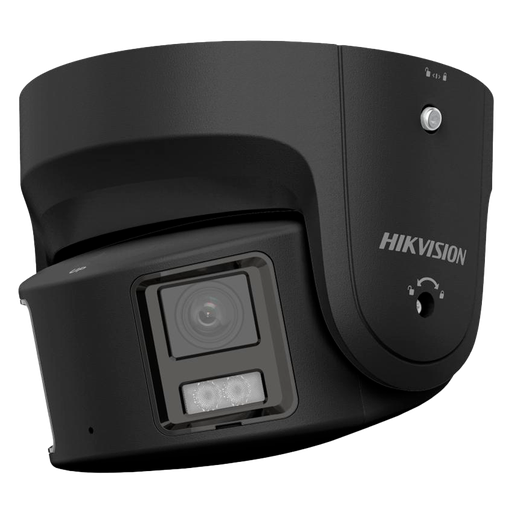 [DS-2CD2387G2P-LSU/SL-B] Hikvision DS-2CD2387G2P-LSU/SL(4mm)(C)  Zwart 8 MP Smart Hybrid Light met ColorVu Panoramische Netwerkcamera Dubbele Lens 4,0mm