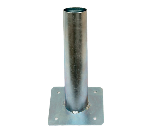 [98POLE45] 98POLE45 Support mural pour lampadaire de rue Gris Diam.45mm  - H:250