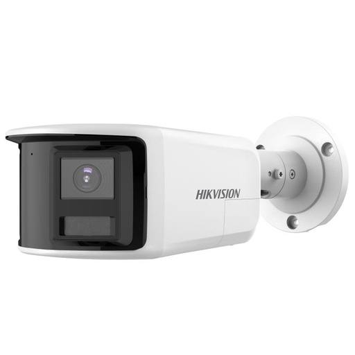 [DS-2CD2T83G2P-LISU/SL] Hikvision DS-2CD2T83G2P-LISU/SL(80°) 8MP-2mm 180° panoramische Bullet IP-camera met intelligente hybride verlichting en dubbele 2,0mm-lens