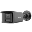 HHikvision DS-2CD2T83G2P-LISU/SL(180°)/Black 8MP-2mm 180° Panoramic Bullet IP Camera with Intelligent Hybrid Lighting, Dual 2.0mm Lens