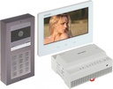 Kit d'interphone vidéo HD en aluminium Hikvision DS-KIS704EY-ACW2/2 fils