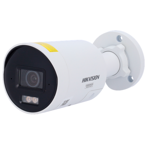 Hikvision DS-2CD20126G3-IS2UY/SL  2,8 mm - 12 MP Acusense vaste Bullet Wit netwerkcamera met flitslicht en hoorbaar alarm