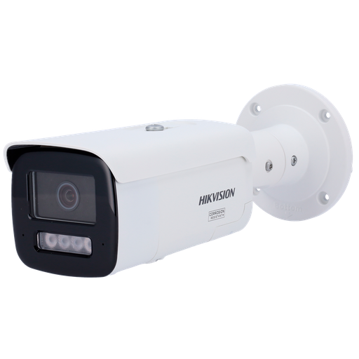 [DS-2CD2T126G3-IS2UY/SL(4mm)] Hikvision DS-2CD2T126G3-IS2UY/SL(4mm) - 12 MP Acusense vaste Bullet Wit netwerkcamera met flitslicht en hoorbaar alarm