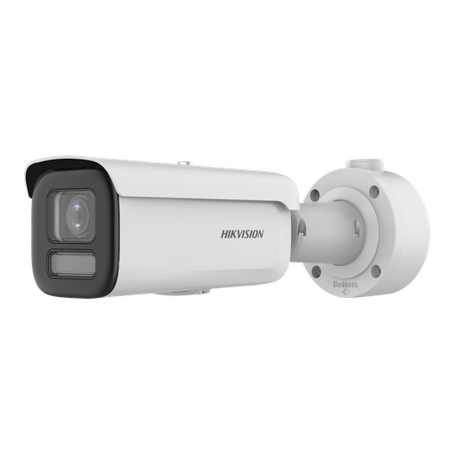 Hikvision DS-2CD2T126G3-IS2UY/SL(4mm) - 12MP Acusense gemotoriseerde (2,8-12mm) bullet witte netwerkcamera met flitslicht en geluidssignaal
