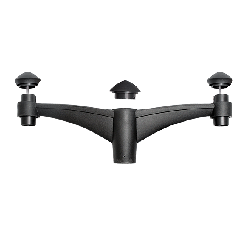 [96WPILARV2L/BL] ADAPTER 2L VOOR EKTOR POLLAR, ZWART