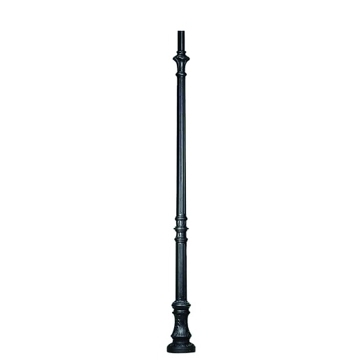 [96KARMEL3000/BL] KARMEL, Poteau  3000 mm, avec porte, noir