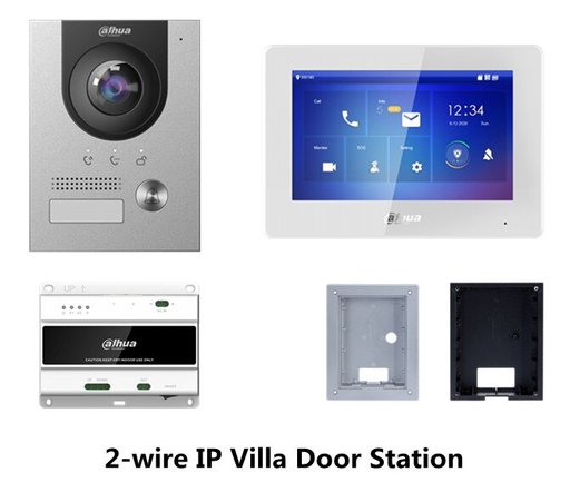 [KTD01] Dahua KTD01 2-wire IP video door entry kit Surface/Flush Mount